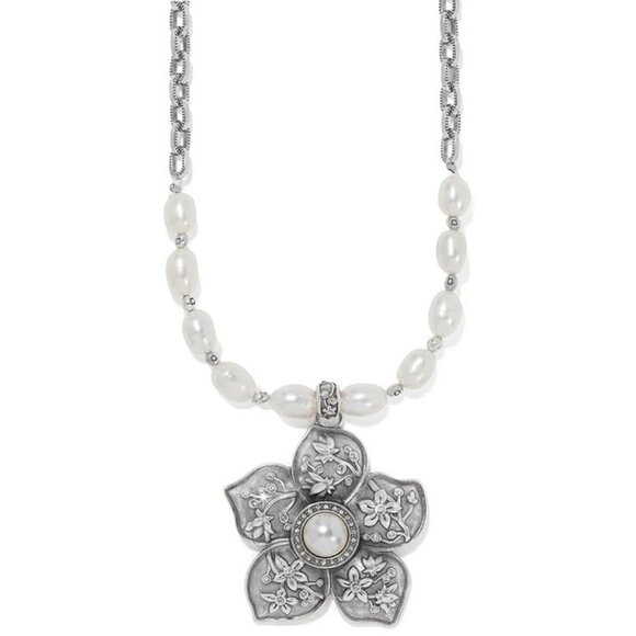 Brighton Kyoto In Bloom Pearl Necklace Style JM7512 NWT $168 - Picture 1 of 5